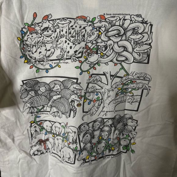 VTG Panama Christmas T Shirt Large - Picture 4 of 5